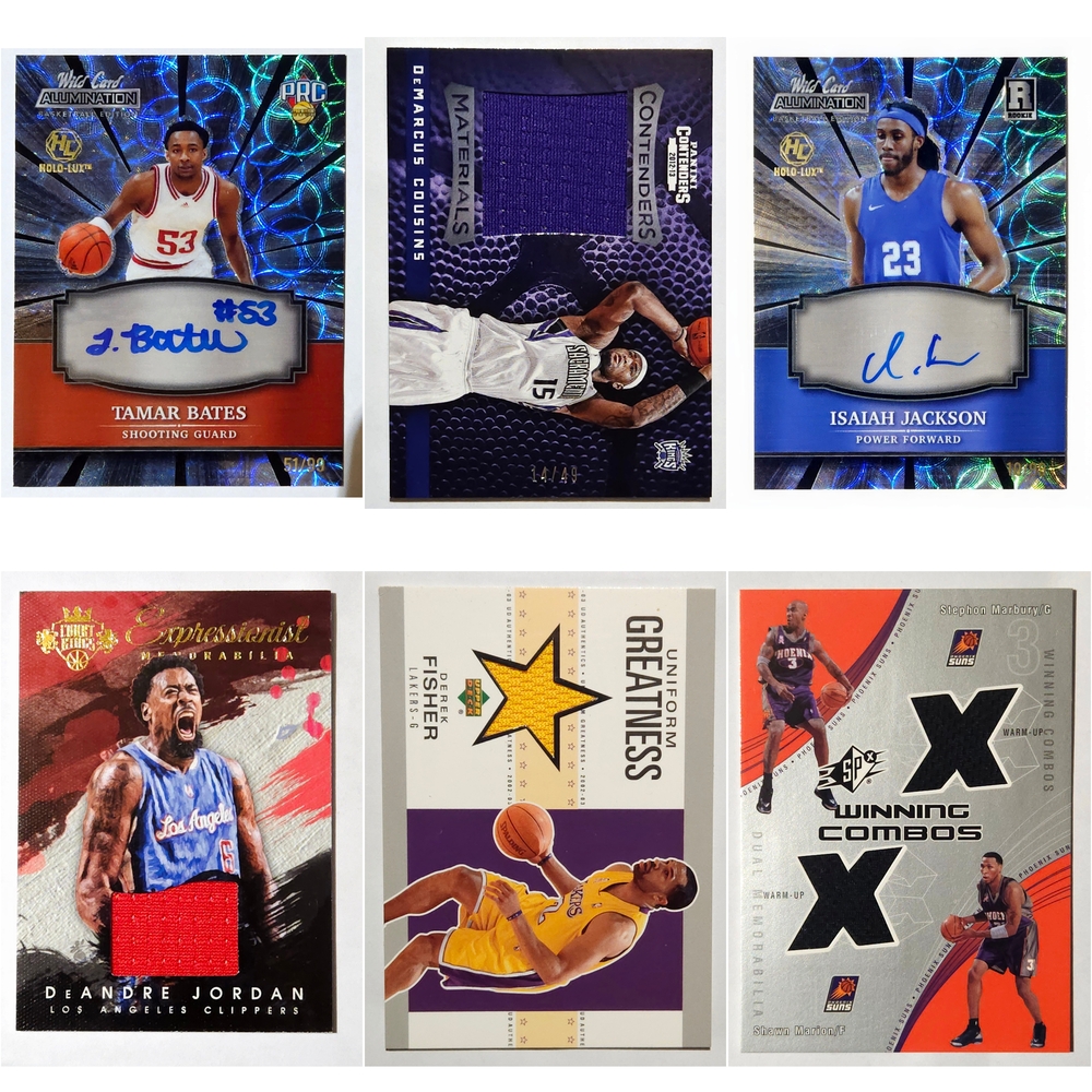 Premium Basetball Card Lot - RC Autographs, Memorabilia, Serial Numbered Cards